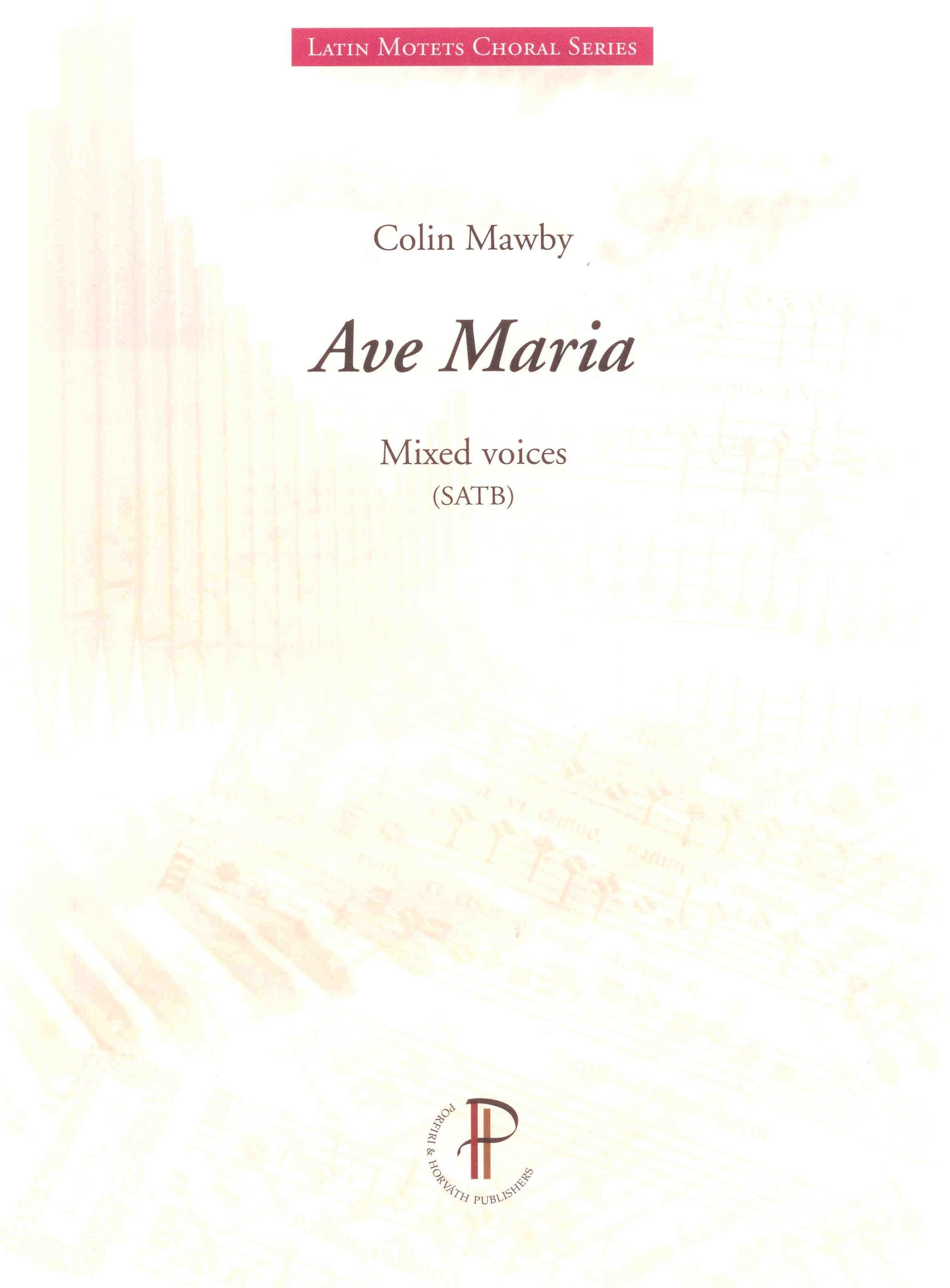 Ave Maria - Show sample score